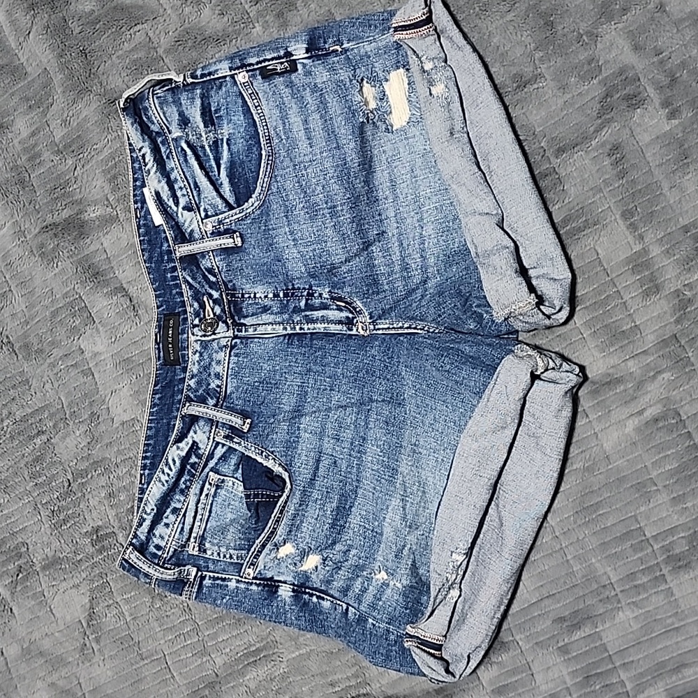 Silver Jeans boyfriend shorts
